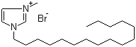 结构式 CAS# 132361-22-9, 1-十六烷基-3-甲基溴化咪唑鎓