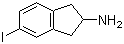 结构式 CAS# 132367-76-1, 5-碘-2-氨基茚满