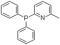 结构式 CAS# 132682-77-0, 2-二苯基膦-6-甲基吡啶