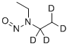 结构式 CAS# 1346603-41-5, N-亚硝基二乙胺-d4