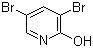 结构式 CAS# 13472-81-6, 3,5-二溴-2-羟基吡啶