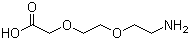 结构式 CAS# 134978-97-5, 2-(2-(2-氨基乙氧基)乙氧基)乙酸