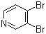 结构式 CAS# 13534-90-2, 3,4-二溴吡啶
