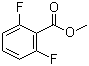 结构式 CAS# 13671-00-6, 2,6-二氟苯甲酸甲酯