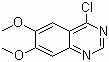 结构式 CAS# 13790-39-1, 4-氯-6,7-二甲氧基喹唑啉