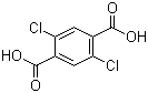 structure of CAS# 13799-90-1, 2,5-Dichloroterephthalic acid;2,5-Dichlorobenzene-1,4-dicarboxylic acid