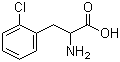 结构式 CAS# 14091-11-3, 2-氯苯丙氨酸