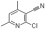 结构式 CAS# 14237-71-9, 2-氯-3-氰基-4,6-二甲基吡啶