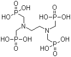 structure of CAS# 1429-50-1, Ethylenebis(nitrilodimethylene)tetraphosphonic acid;[1,2-Ethanediylbis[nitrilobis-(methylene)]]tetrakis-phosphonic acid; EDTMP