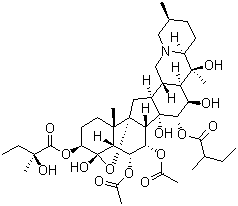 结构式 CAS# 143-57-7, 原藜芦碱