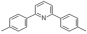 结构式 CAS# 14435-88-2, 2,6-二(4-甲基苯基)吡啶