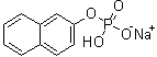 结构式 CAS# 14463-68-4, 2-萘酚磷酸二氢酯单钠盐