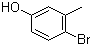 structure of CAS# 14472-14-1, 4-Bromo-3-methylphenol;4-Bromo-m-cresol