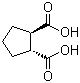 结构式 CAS# 1461-97-8, 1,2-环戊烷二甲酸