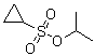 结构式 CAS# 146475-51-6, 异丙基环丙烷磺酸酯