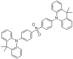 structure of CAS# 1477512-32-5, 10,10'-(Sulfonyldi-4,1-phenylene)bis[9,10-dihydro-9,9-dimethylacridine]