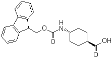 structure of CAS# 147900-46-7, trans-4-[[(9H-Fluoren-9-ylmethoxy)carbonyl]amino]cyclohexanecarboxylic acid