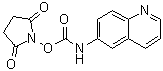 structure of CAS# 148757-94-2, 1-[[(6-Quinolinylamino)carbonyl]oxy]-2,5-pyrrolidinedione;AHC reagent; AccQ.Fluor; AccQ¡¤Tag