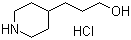 结构式 CAS# 155270-01-2, 4-哌啶丙醇盐酸盐