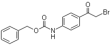结构式 CAS# 157014-41-0, [4-(溴乙酰基)苯基]氨基甲酸苯甲酯