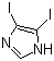 结构式 CAS# 15813-09-9, 4,5-二碘-1H-咪唑