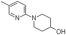 结构式 CAS# 158181-84-1, 1-(5-甲基吡啶-2-基)哌啶-4-醇