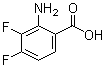 structure of CAS# 158580-94-0, 2-Amino-3,4-difluorobenzoic acid