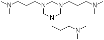 structure of CAS# 15875-13-5, 1,3,5-Tris[3-(dimethylamino)propyl]hexahydro-1,3,5-triazine;N,N,N',N',N'',N''-Hexamethyl-1,3,5-triazine-1,3,5(2H,4H,6H)-tripropanamine