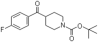 structure of CAS# 160296-40-2, tert-Butyl 4-(4-fluorobenzoyl)piperidine-1-carboxylate