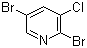 结构式 CAS# 160599-70-2, 2,5-二溴-3-氯吡啶