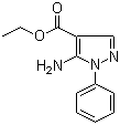 structure of CAS# 16078-71-0, Ethyl 5-amino-1-phenyl-1H-pyrazole-4-carboxylate;5-Amino-4-carbethoxy-1-phenylpyrazole; 5-Amino-1-phenyl-1H-pyrazole-4-carboxylic acid ethyl ester