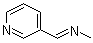 结构式 CAS# 16273-54-4, N-甲基-N-(3-吡啶基亚甲基)胺
