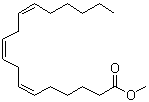 结构式 CAS# 16326-32-2, (6Z,9Z,12Z)-6,9,12-十八碳三烯酸甲酯