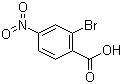 结构式 CAS# 16426-64-5, 2-溴-4-硝基苯甲酸
