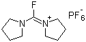 结构式 CAS# 164298-25-3, N,N,N',N'-双(四亚甲基)氟代甲脒六氟磷酸盐