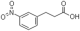 结构式 CAS# 1664-57-9, 3-(3-硝基苯基)丙酸; 间硝基苯丙酸