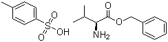 结构式 CAS# 16652-76-9, L-缬氨酸苄酯对甲苯磺酸盐