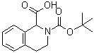 结构式 CAS# 166591-85-1, 3,4-二氢-1,2(1H)-异喹啉二甲酸 2-叔丁酯