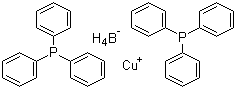 结构式 CAS# 16903-61-0, 双(三苯基膦)硼氢化亚铜