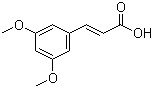structure of CAS# 16909-11-8, 3,5-Dimethoxycinnamic acid
