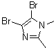 structure of CAS# 16954-05-5, 4,5-Dibromo-1,2-dimethylimidazole;NSC 191261