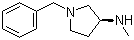 结构式 CAS# 169749-99-9, (3S)-(+)-1-苄基-3-(甲氨基)吡咯烷