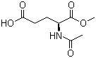 structure of CAS# 17015-15-5, N-Acetyl-L-glutamic acid 1-methyl ester;Ac-Glu-OMe