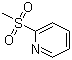结构式 CAS# 17075-14-8, 2-(甲磺酰基)吡啶