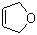 structure of CAS# 1708-29-8, 2,5-Dihydrofuran
