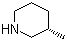 结构式 CAS# 17305-22-5, (+)-3-甲基哌啶
