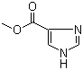 结构式 CAS# 17325-26-7, 咪唑-4-甲酸甲酯