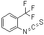 structure of CAS# 1743-86-8, 2-Trifluoromethylphenyl isothiocyanate;1-Isothiocyanato-2-trifluoromethylbenzene; 1-Trifluoromethyl-2-isothiocyanatobenzene