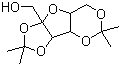 structure of CAS# 17682-70-1, Diacetone L-sorbose;2,3:4,6-Di-O-isopropylidene-alpha-L-sorbofuranose