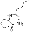 结构式 CAS# 177219-40-8, 1-(戊酰氨基)环戊烷甲酰胺
